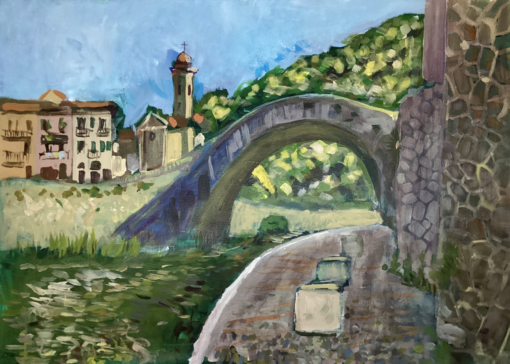 Ponte vecchio (70х50 см)